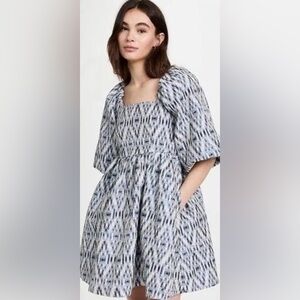 NWOT Munthe Chee Puff Sleeve Dress